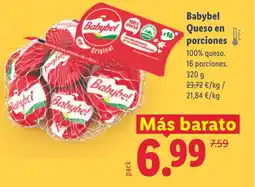 Lidl BABYBEL Queso en porciones oferta