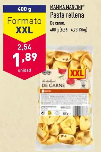ALDI Mamma Mancini Pasta rellena 400g oferta