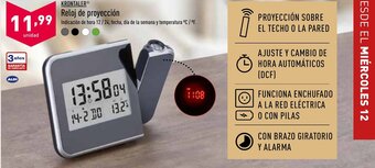 ALDI Krontaler Reloj de proyección oferta