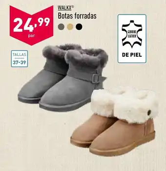 ALDI Walkx Botas forradas oferta