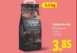 Lidl Carbón de leña oferta