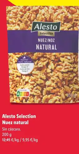 Lidl Alesto Selection Nuez natural oferta