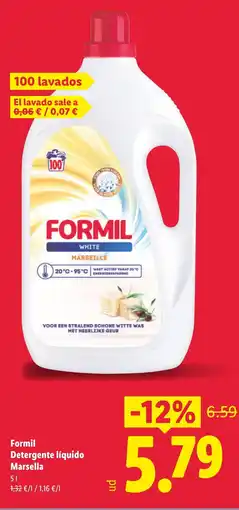 Lidl Formil Detergente líquido Marsella oferta