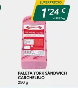 Masymas CARCHELEJO Paleta york sandwich oferta