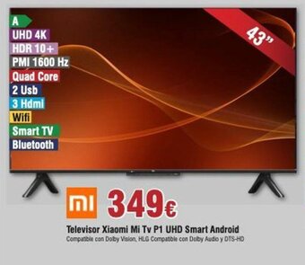 FROIZ Televisor Xiaomi Mi TV P1 UHD Smart Android oferta