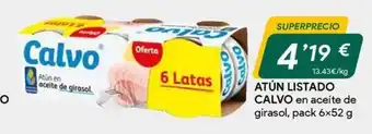 Masymas CALVO Atún listado oferta
