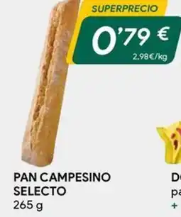 Masymas Pan campesino selecto oferta