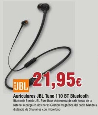 FROIZ Auriculares JBL TUne 110 BT Bluetooth oferta