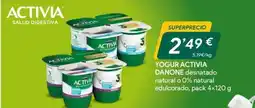 Masymas ACTIVIA DANONE Yogur oferta