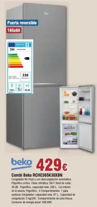 FROIZ Beko Combi RCHE365K30XBN oferta