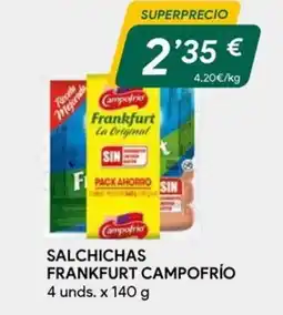Masymas CAMPOFRÍO Salchichas frankfurt oferta
