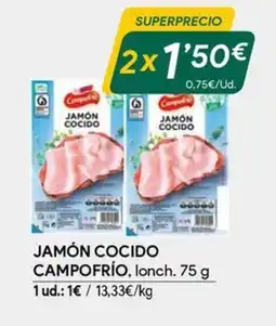 Masymas CAMPOFRIO Jamón cocido oferta