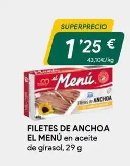 Masymas EL MENÚ Filetes de anchoa oferta