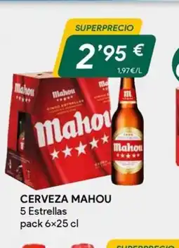 Masymas MAHOU Cerveza oferta