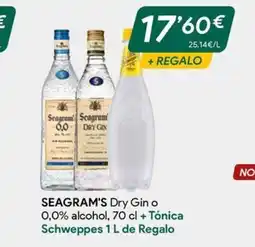 Masymas SEAGRAM'S Dry Gin o 0,0% alcohol oferta