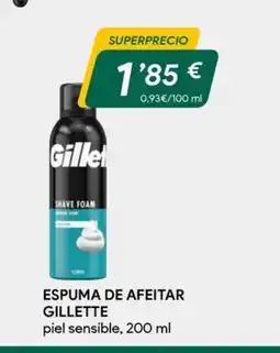 Masymas GILLETTE Espuma de afeitar oferta