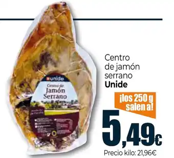 Unide Market UNIDE Centro de jamón serrano oferta