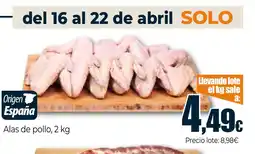 Unide Market Alas de pollo oferta