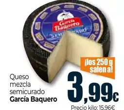 Unide Market GARCIA BAQUERO Queso mezcla semicurado oferta