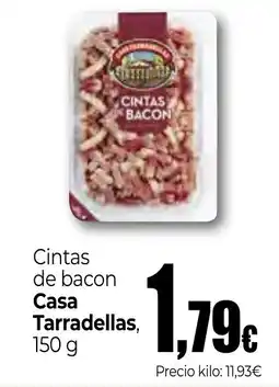 Unide Market CASA TARADELLAS Cintas de bacon oferta