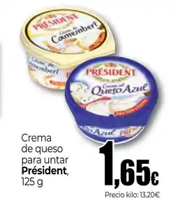 Unide Market PRÉSIDENT Crema de queso para untar oferta