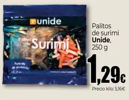 Unide Market UNIDE Palitos de surimi oferta