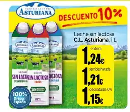 Unide Market C.L. ASTURIANA Leche sin lactosa oferta