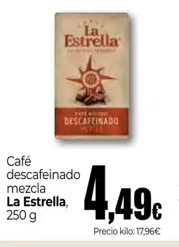 Unide Market LA ESTRELLA Café descafeinado mezcla oferta
