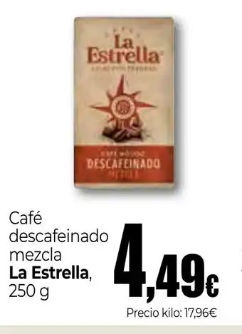 Unide Market LA ESTRELLA Café descafeinado mezcla oferta