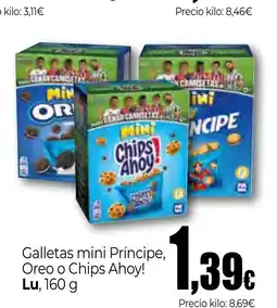 Unide Market LU Galletas mini Príncipe, Oreo o Chips Ahoy! oferta