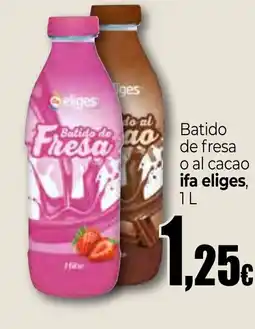 Unide Market IFA ELIGES Batido de fresa o al cacao oferta