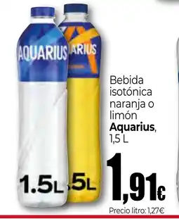 Unide Market AQUARIUS Bebida isotónica naranja o limón oferta