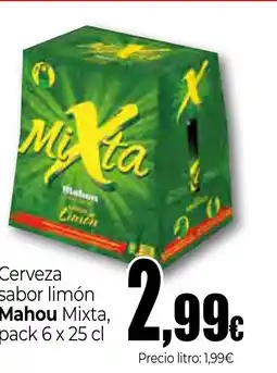Unide Market MAHOU Cerveza sabor limón Mixta oferta