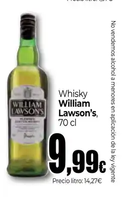 Unide Market WILLIAM LAWSON'S Whisky oferta