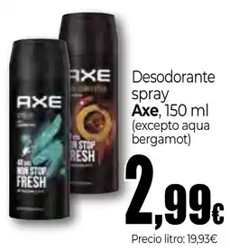 Unide Market AXE Desodorante spray oferta