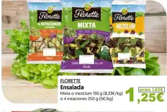FLORETTE Ensalada