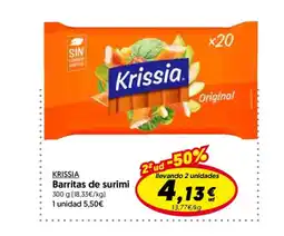 Hiper Usera KRISSIA Barritas de surimi oferta