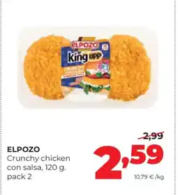 Alimerka ELPOZO Crunchy chicken con salsa oferta