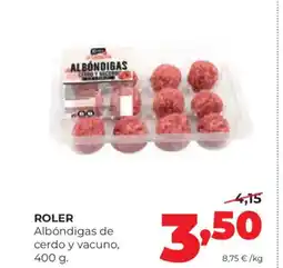 Alimerka ROLER Albóndigas de cerdo y vacuno oferta