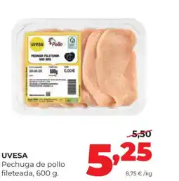 Alimerka UVESA Pechuga de pollo fileteada oferta