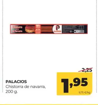 Alimerka PALACIOS Chistorra de navarra oferta