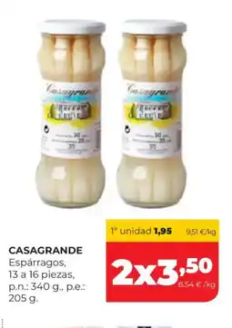 Alimerka CASAGRANDE Espárragos oferta