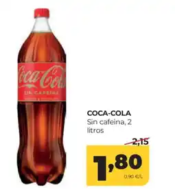Alimerka COCA-COLA Sin cafeina oferta