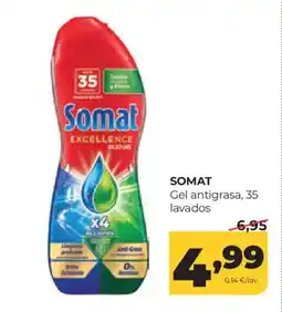 Alimerka SOMAT Gel antigrasa, 35 lavados oferta