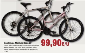 FROIZ Bicicleta de Montaña Basic 26" oferta