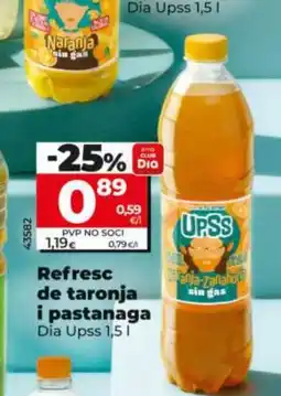 Dia DIA UPSS Refresc de taronja i pastanaga oferta