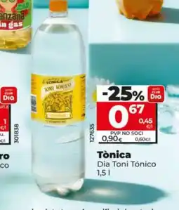Dia DIA TONI TÓNICO Tònica oferta