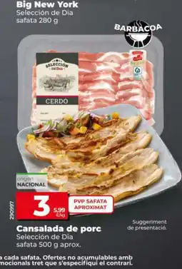 Dia SELECCIÓN DE DIA Cansalada de porc oferta