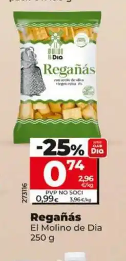 Dia EL MOLINO DE DIA Regañás oferta