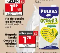 Dia PULEVA Beguda làctia Omega 3 original oferta